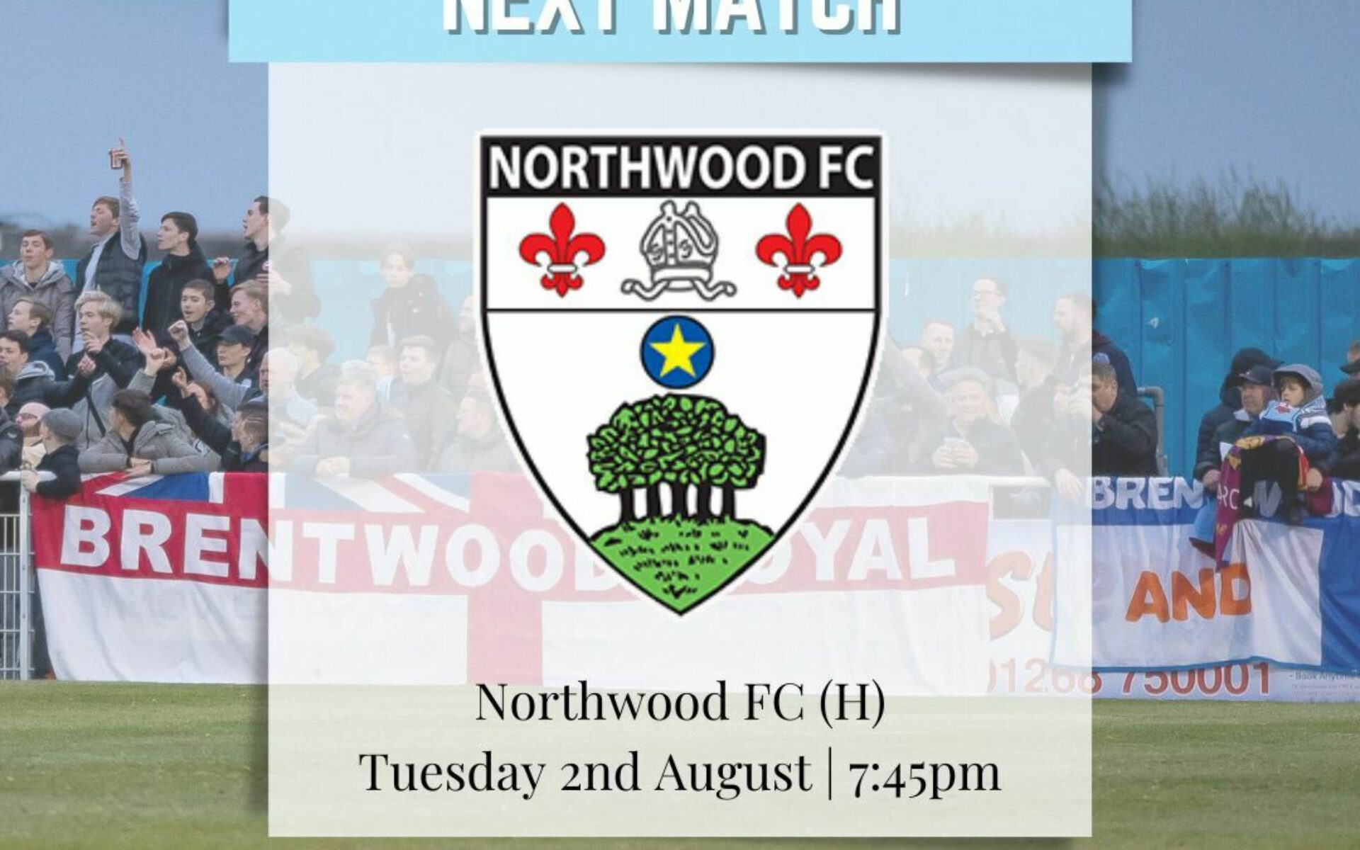 Northwood FC Friendly This Tuesday Featured Image