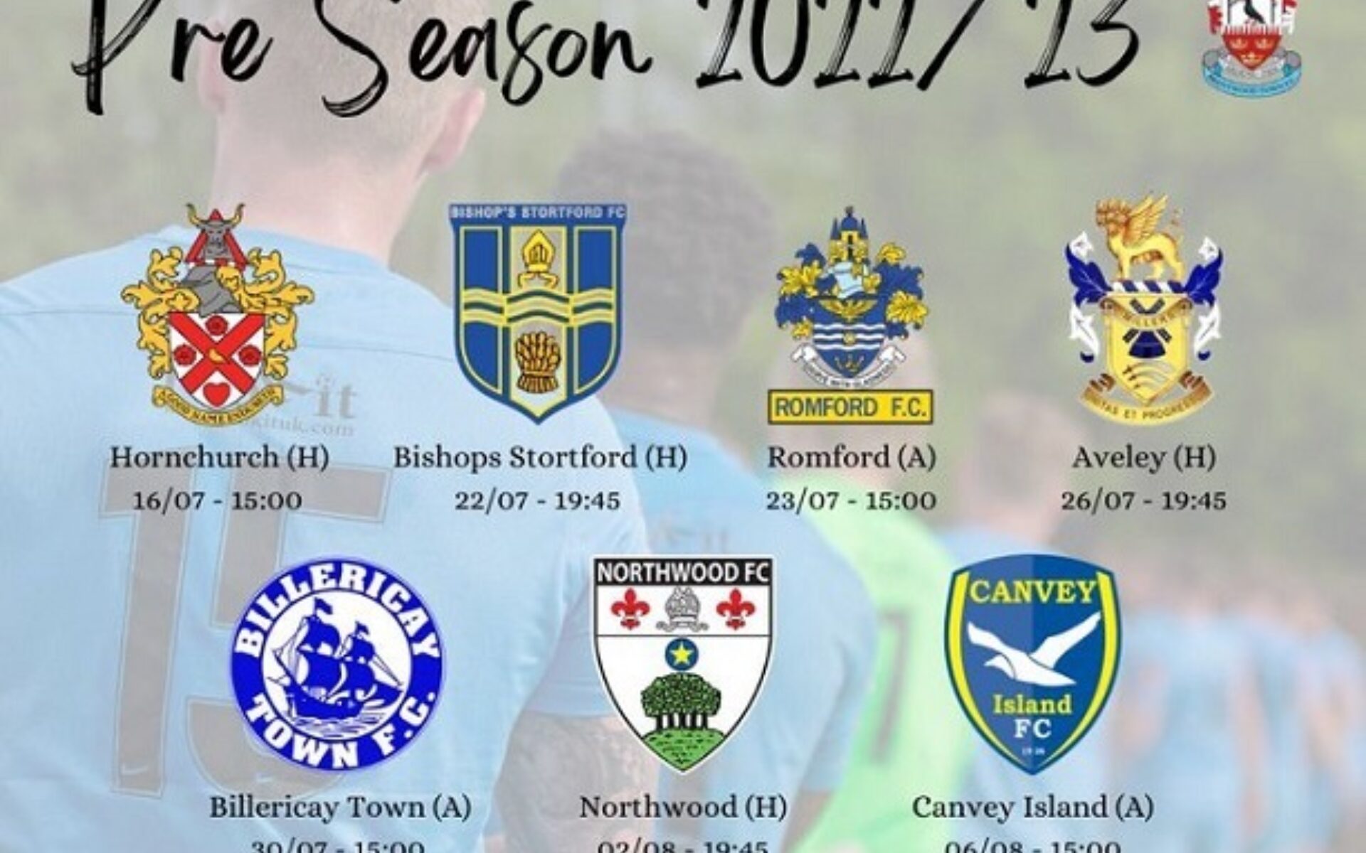 Pre-season fixtures Featured Image
