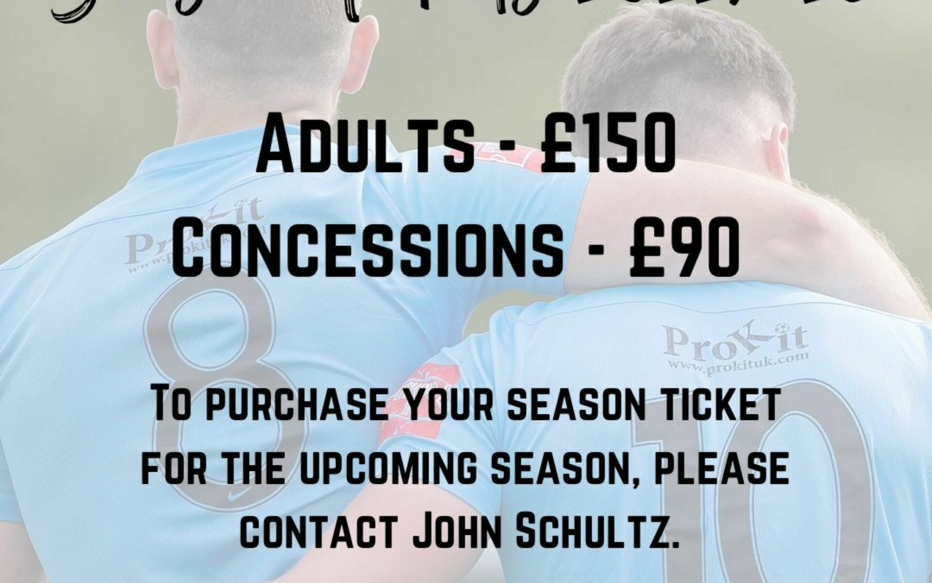 Season Ticket Information Featured Image