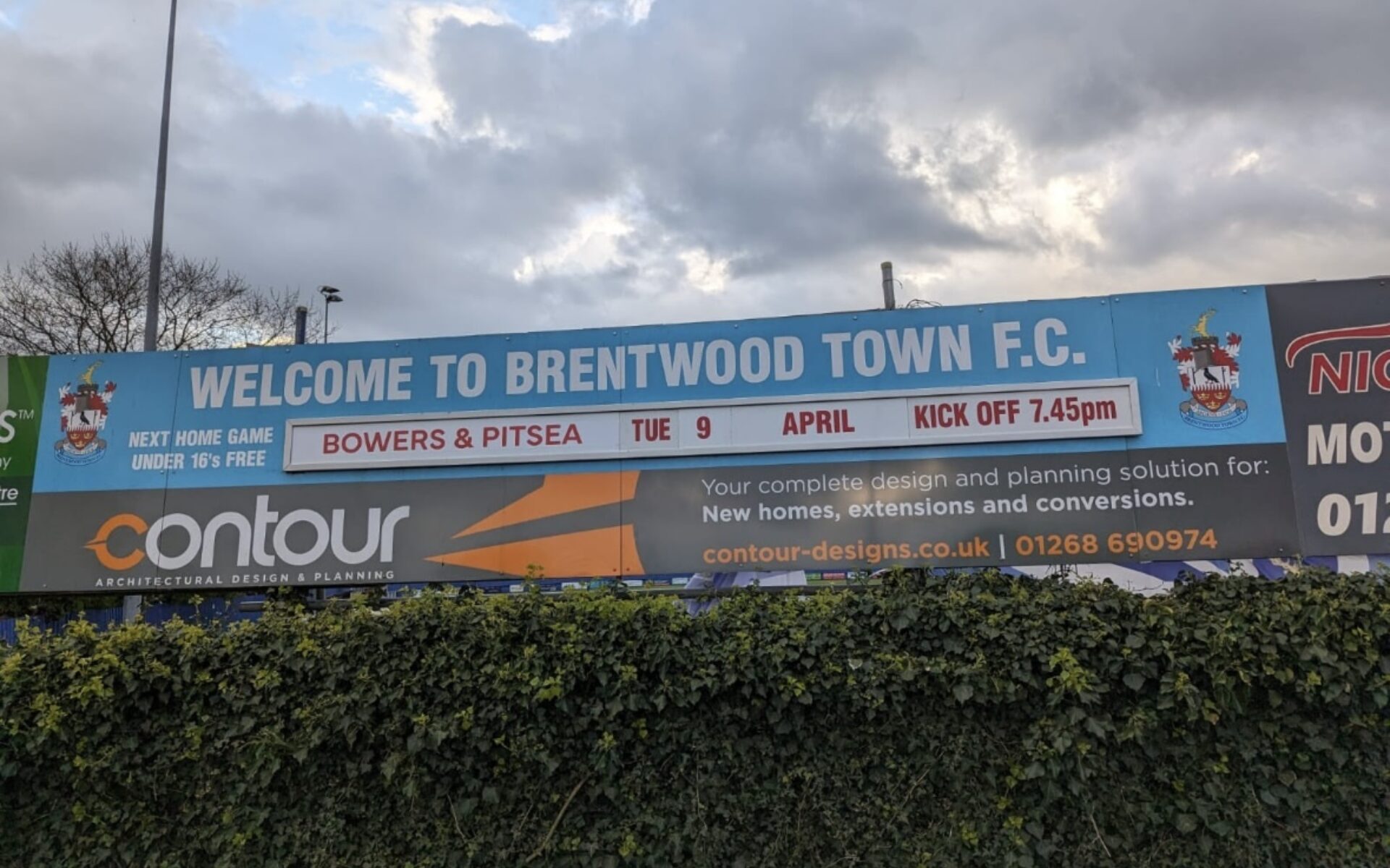 Brentwood Town v Bowers & Pitsea Featured Image