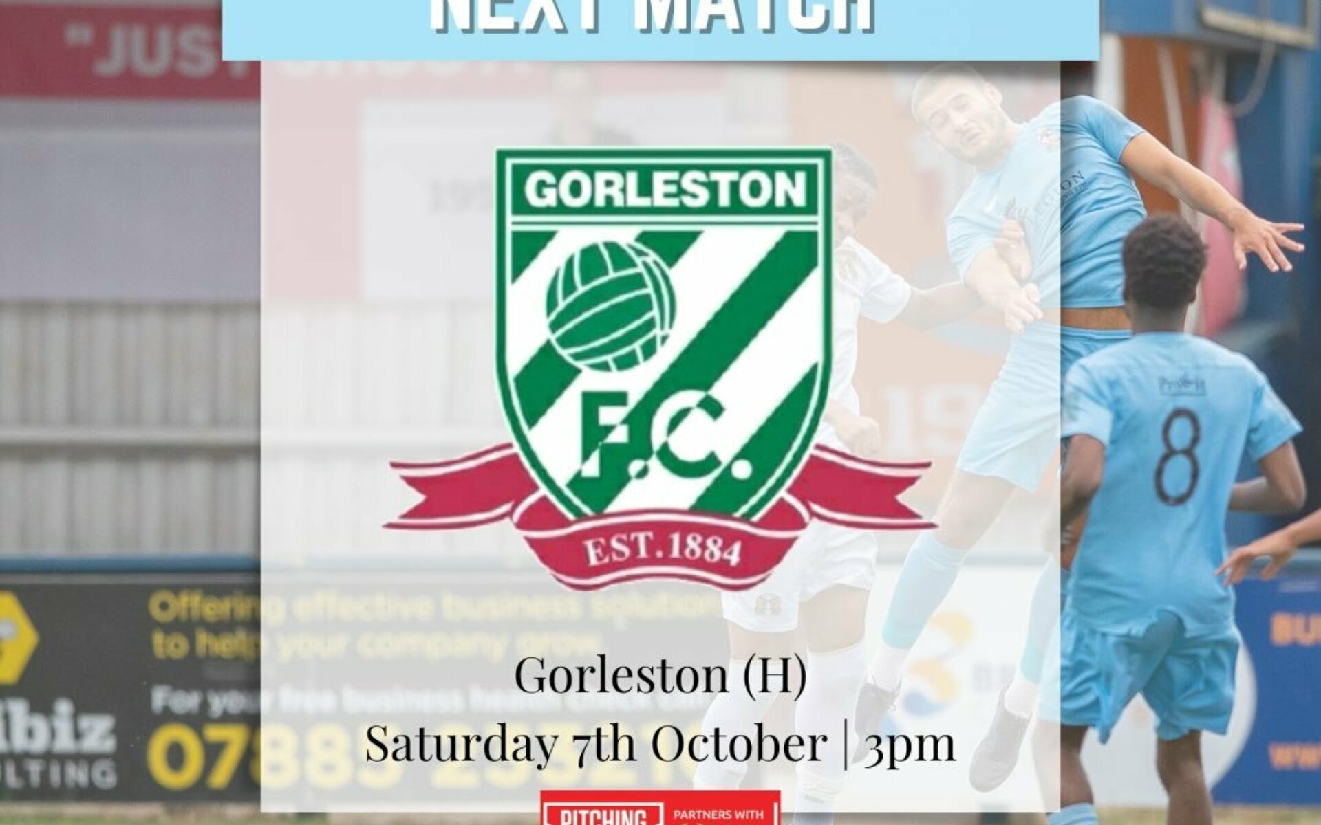 Next Game: Gorleston (H) Saturday 7th October 2023, 3PM Featured Image