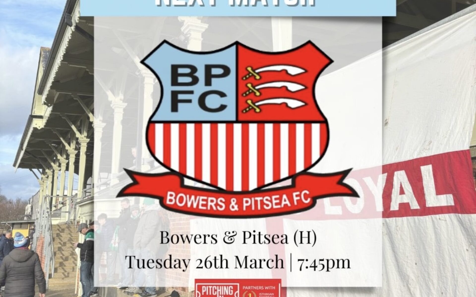 Brentwood Town v Bowers & Pitsea Featured Image