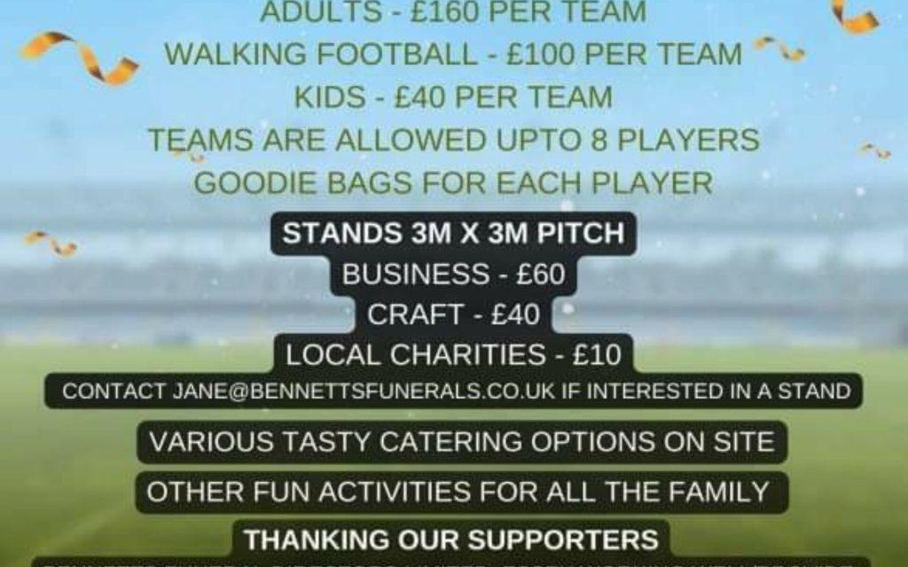 Charity Tournament Bennett's Funeral