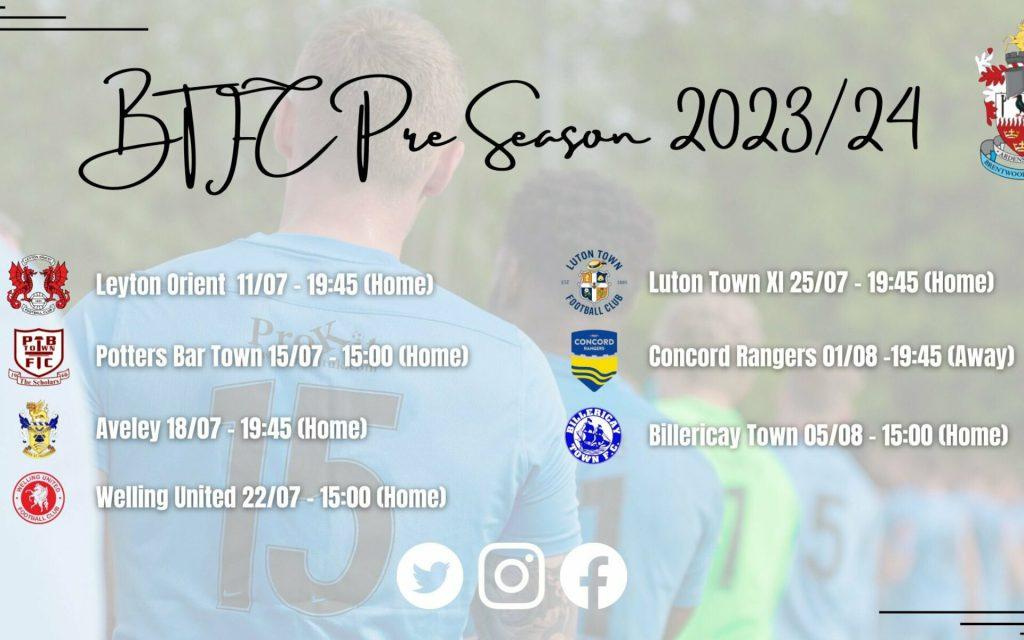 Pre-season Schedule Announced