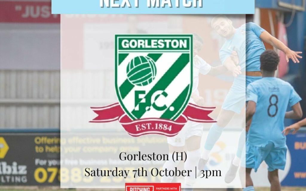 Next Game: Gorleston (H) Saturday 7th October 2023, 3PM
