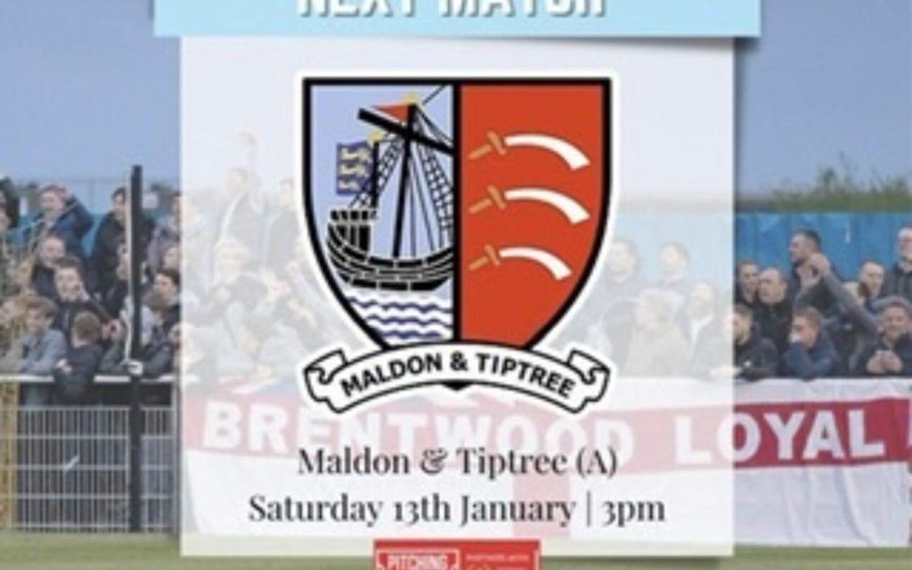 Maldon & Tiptree V Brentwood Town