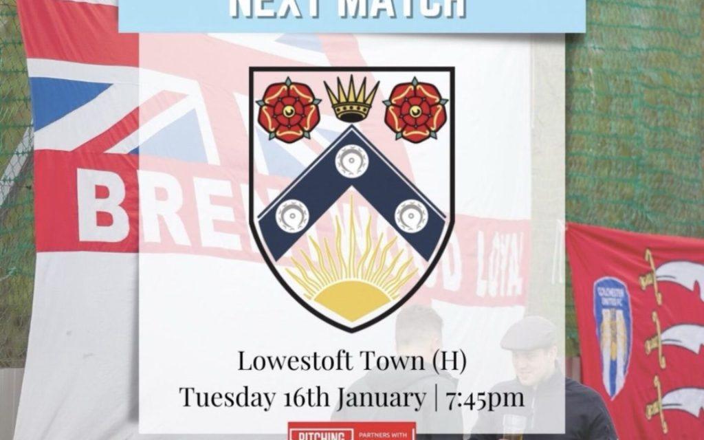 Brentwood Town v Lowestoft Town