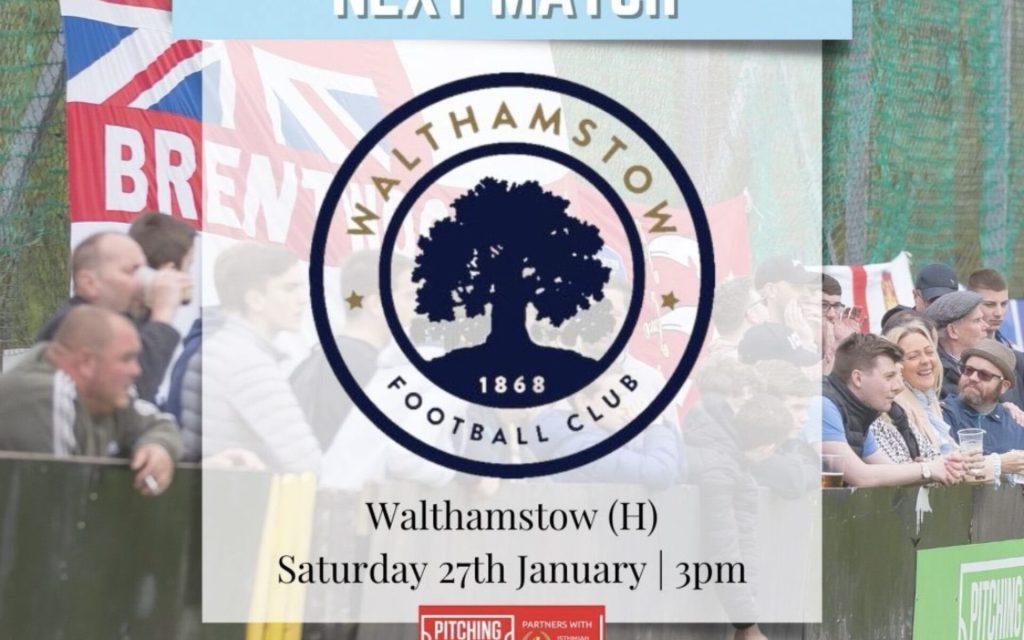 Brentwood Town v Walthamstow