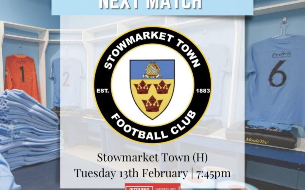Brentwood Town v Stowmarket Town - Postponed