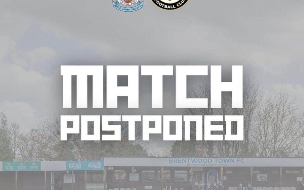 Brentwood Town v Stowmarket Town - Postponed