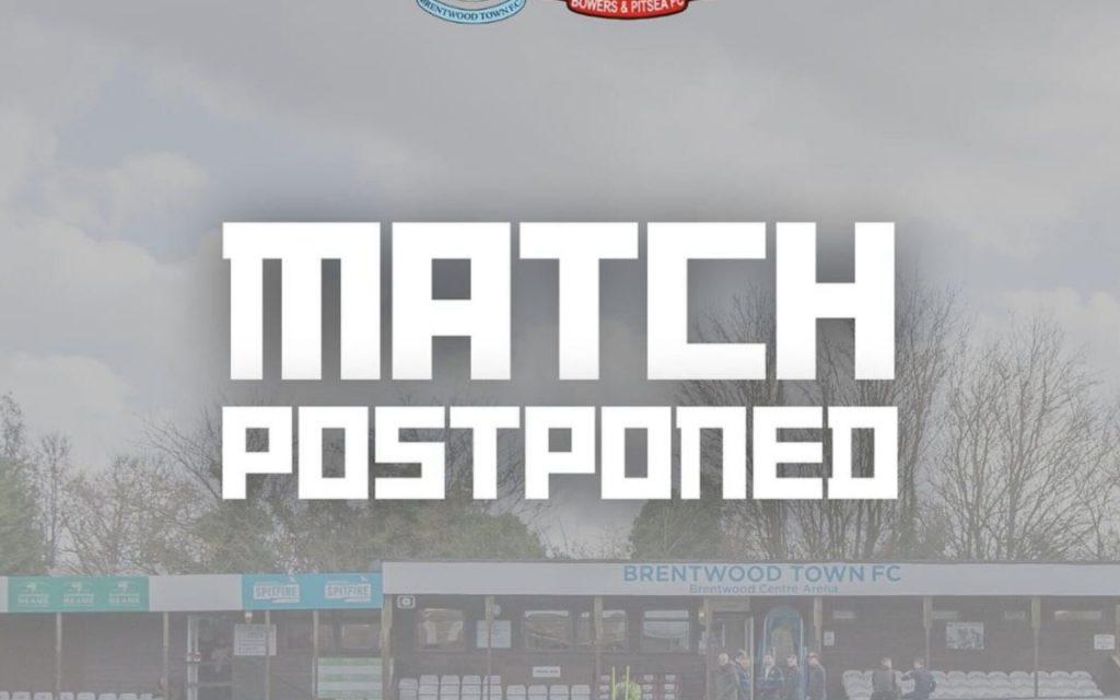 Brentwood Town v Bowers & Pitsea - Postponed