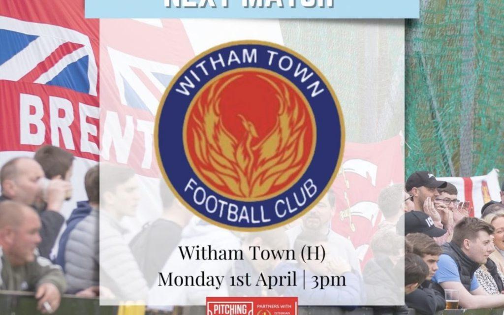 Brentwood Town v Witham Town