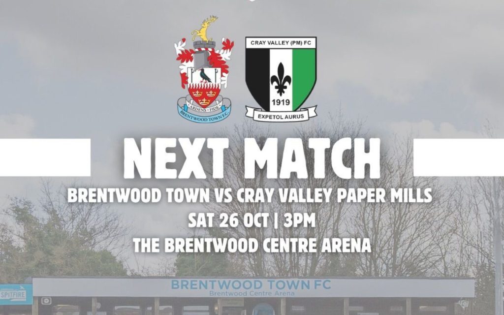 MATCH PREVIEW: Brentwood Town vs Cray Valley Paper Mills