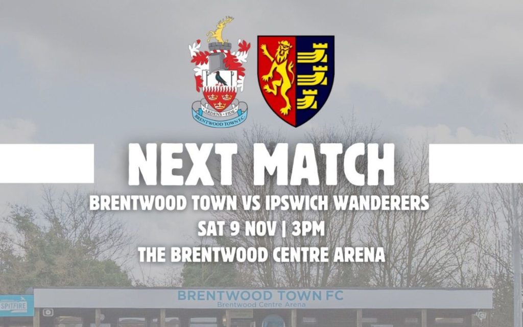 Match Preview: Brentwood Town vs Ipswich Wanderers