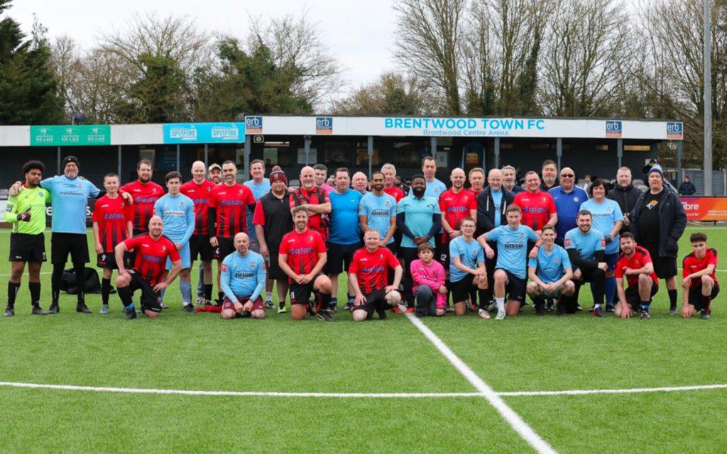 Blues and Regent supporters play friendly match