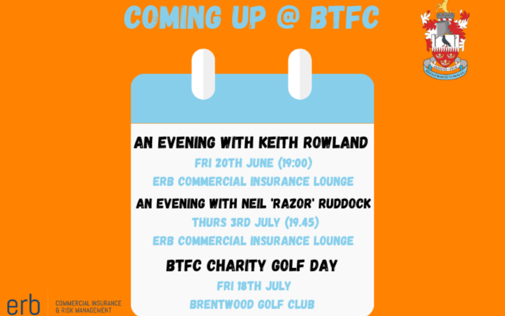 Dates For your Diary